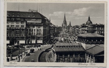 VERKAUFT !!!   AK Berlin Schöneberg Wittenbergplatz mit Kadewe 1930