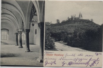 AK Kloster Huysburg mit Bibliotheksaal b. Huy Dingelstedt 1906