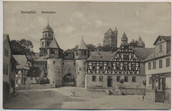 AK Braunfels Marktplatz 1914
