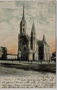 AK Rheydt Neue evang. Kirche b. Mönchengladbach 1904