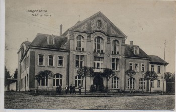 AK Bad Langensalza Schützenhaus Feldpost 1917