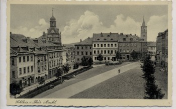 AK Schleiz in Thüringen Markt 1935