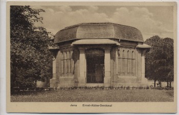 AK Jena Ernst-Abbe-Denkmal 1920
