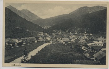 AK Scharnitz Ortsansicht Tirol Österreich 1910