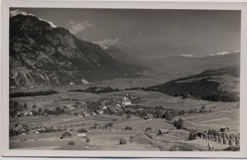 AK Foto Oberperfuss Ortsansicht Oberinntal Tirol Österreich 1935