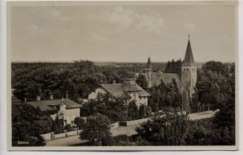 AK Foto Innien Ortsansicht mit Kirche b. Aukrug 1936