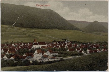 AK Deggingen Ortsansicht 1910