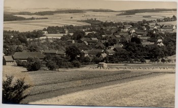 AK Foto Gruß aus Wernburg Ortsansicht b. Pößneck Thüringen 1957