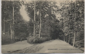 AK Hannover Eilenriede beim Neuen Haus 1909
