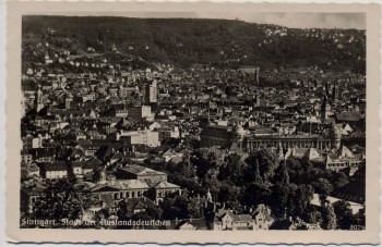 VERKAUFT !!!   AK Foto Stuttgart Stadt der Auslandsdeutschen Ortsansicht 1940