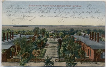 AK Gruss vom Truppenübungsplatz Alten-Grabow Altengrabow 1910