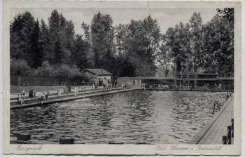 AK Herzogenrath Städt. Schwimm- u. Badeanstalt 1930