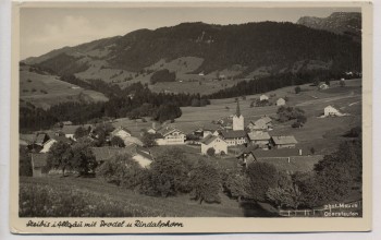 AK Foto Steibis im Allgäu mit Prodel und Rindalphorn bei Oberstaufen 1940