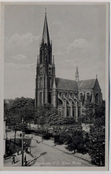 AK Laurahütte Siemianowice Śląskie Kreuz Kirche Schlesien Polen 1940