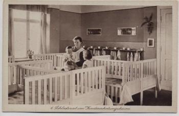 AK Landjugendheim Finkenkrug Schlafsaal im Kindererholungsheim b. Seegefeld Falkensee 1930