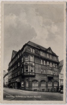 AK Pößneck Konditorei Kaffehaus Neubert Thüringen 1948