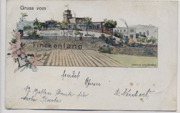 AK Gruss vom Finckenfang b. Maxen Müglitztal 1901