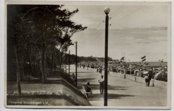 AK Foto Ostseebad Brunshaupten Kühlungsborn Strandpromenade 1934