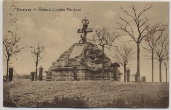 AK Oeversee in Schleswig-Holstein Österreichisches Denkmal 1929