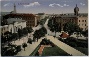AK Schweidnitz Świdnica Wilhelmplatz Schlesien Polen 1910