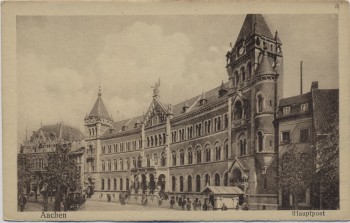 AK Aachen Hauptpost 1920