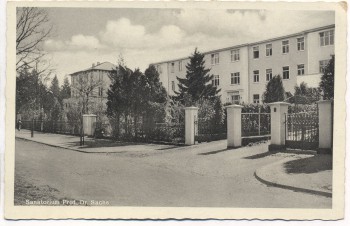 AK Mölln Sanatorium Prof. Dr. Sachs Feldpost 1939 RAR
