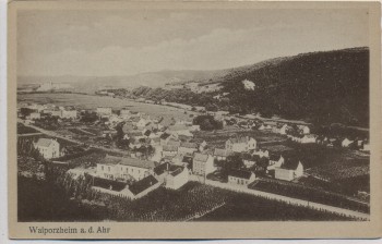 VERKAUFT !!!   AK Walporzheim a. d. Ahr Ortsansicht bei Bad Neuenahr-Ahrweiler 1920