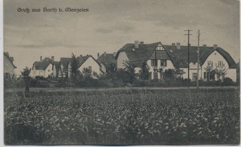 AK Gruß aus Borth b. Menzelen Rheinberg Alpen Niederrhein Ortsansicht 1921 RAR