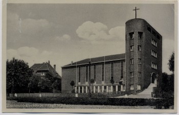 VERKAUFT !!!   AK Dortmund Kirchlinde Evangelische Kirche 1935