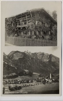 AK Foto Oberstdorf im Allgäu Hausansicht 1930
