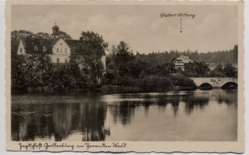 AK Grillenburg Jagdschloss im Tharandter Wald 1935