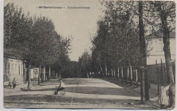 AK Swientziany Švenčionys Schatzamtstrasse bei Eydtkuhnen Feldpost Ostpreußen Litauen 1917 RAR