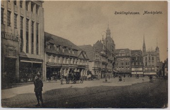 AK Recklinghausen Marktplatz 1920