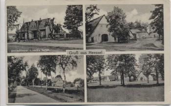 AK Mehrbild Gruß aus Heessel bei Burgdorf Niedersachsen 1930