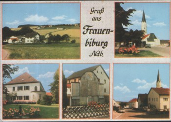 AK Gruß aus Frauenbiburg Dingolfing 1970