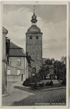 AK Recklinghausen Am Kirchplatz 1930