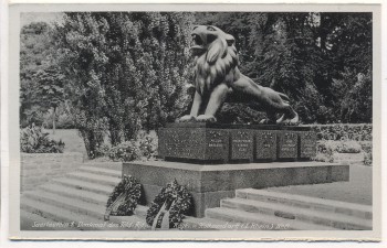 AK Saarlautern Denkmal des Feld-Art.-Regts. v. Holtzendorft Nr. 8 Saarlouis 1940