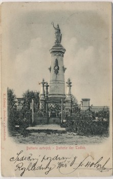 Präge-AK Chlum (Všestary) Batterie der Toten bei Josefov (Jaroměř) Josefstadt 1866 Tschechien 1900