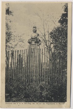 AK Hejcmanka bei Hradec Králové Schlachtfeld bei Königgrätz 1866 Denkmal des k. u. k. Inf.-Reg. No. 38 Tschechien 1914