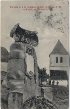 AK Václavice (Hrádek nad Nisou) 1866 polnisches Denkmal Tschechien 1910