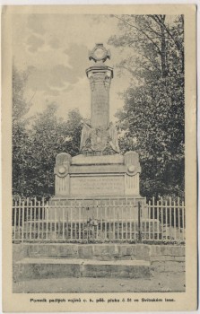 AK Svibu bei Hradec Králové Schlachtfeld bei Königgrätz 1866 Denkmal des k. u. k. Inf.-Reg. No. 51 Tschechien 1914