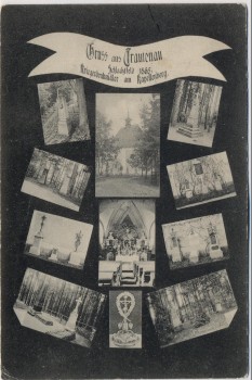 VERKAUFT !!!   AK Mehrbild Gruss aus Trautenau Trutnov Denkmäler Schlachtfeld 1866 Böhmen Tschechien 1910