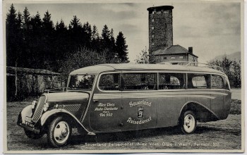 AK Olpe in Westfalen Sauerland Reisedienst Bus 1935 RAR