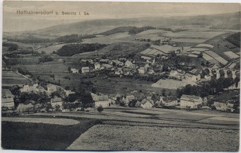AK Hofhainersdorf bei Sebnitz Ortsansicht 1910 RAR