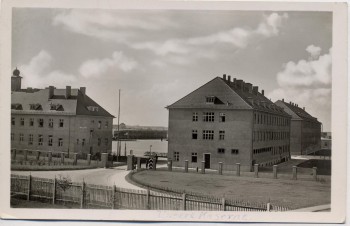 VERKAUFT !!!   AK Foto München Schwabing Freimann Kaserne der Nachrichten-Abtlg. 47 1939