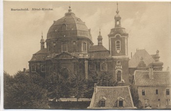 AK Burtscheid Aachen Abtei-Kirche 1910