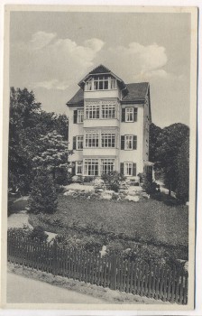 AK Friedrichroda Villa Rahn Wilhelmstraße 9 unterhalb vom Kurhaus Thüringen 1920 RAR
