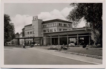 AK Neckarsulm Eingang zu den NSU-Werken 1950