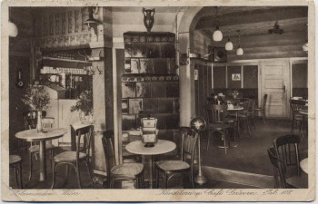 AK Holzminden Konditorei und Cafe Gräven am Markt 18 Innenansicht 1931