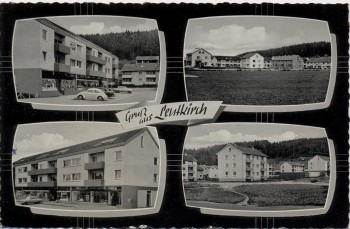 AK Mehrbild Gruß aus Leutkirch Wohnsiedlung 1958